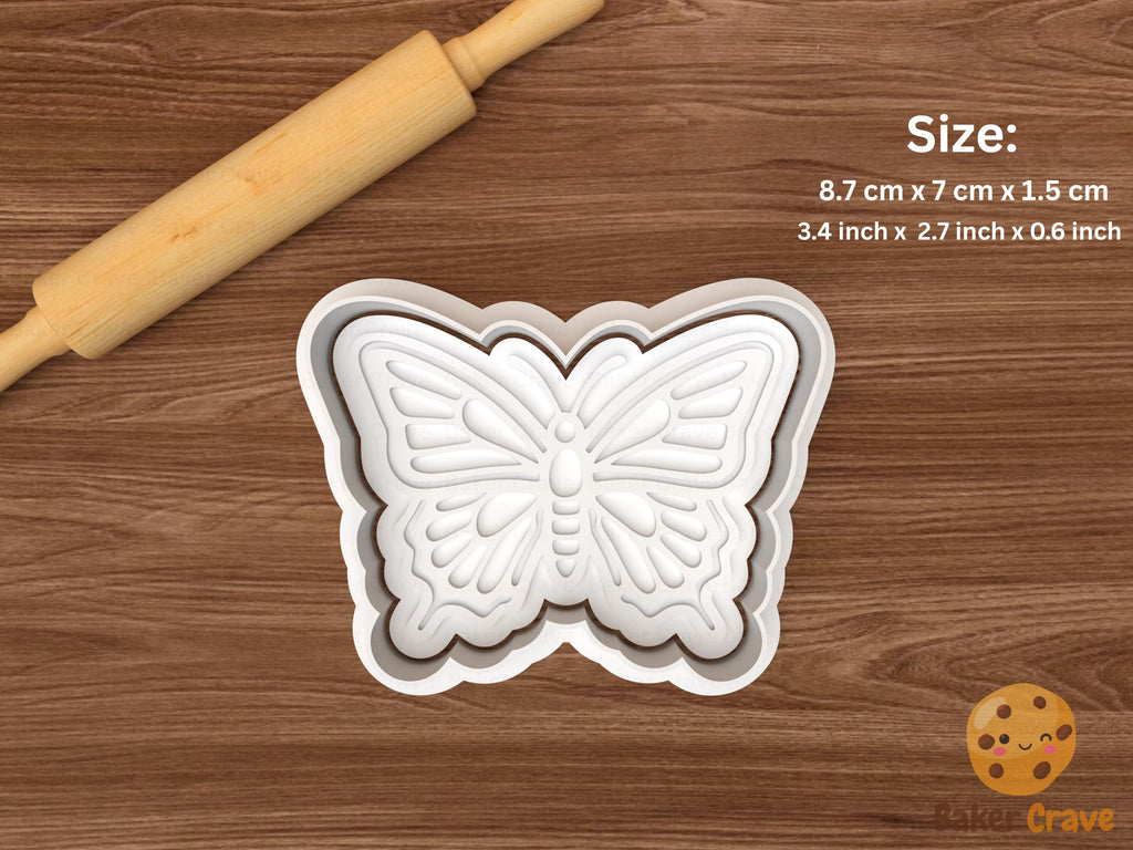 Butterfly Cookie Cutter Set STL File