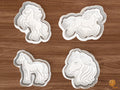 Horse Cookie Cutter Set STL File