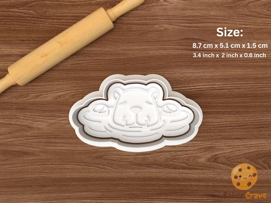 Capybara Cookie Cutter Set STL File