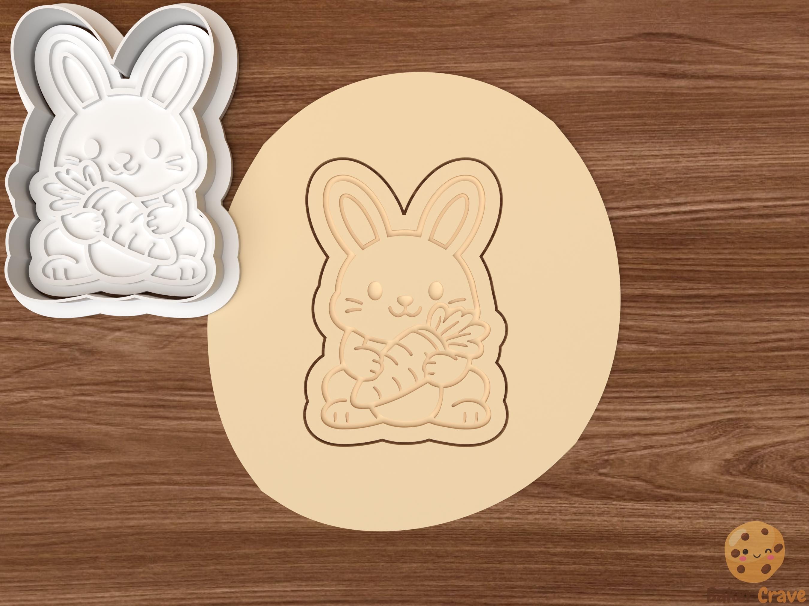 Easter Carrot Cookie Cutter Set STL File