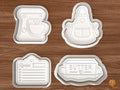 Baking Essentials Cookie Cutter Set STL File
