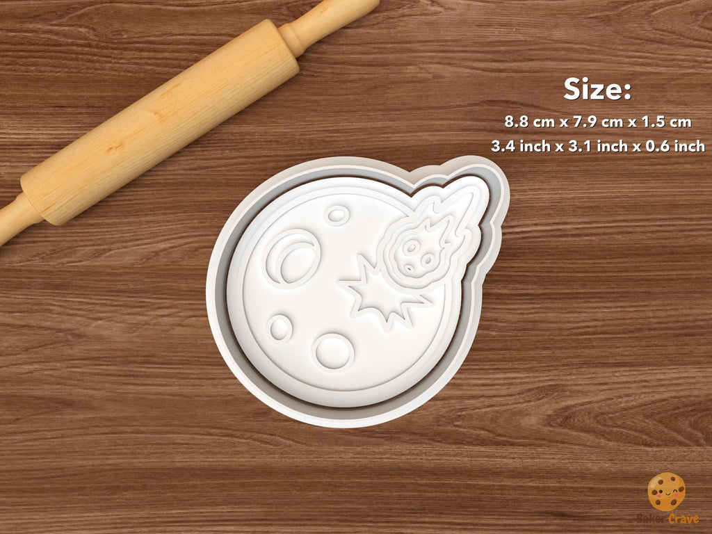 Rocket & Meteor Space Cookie Cutter Set STL File