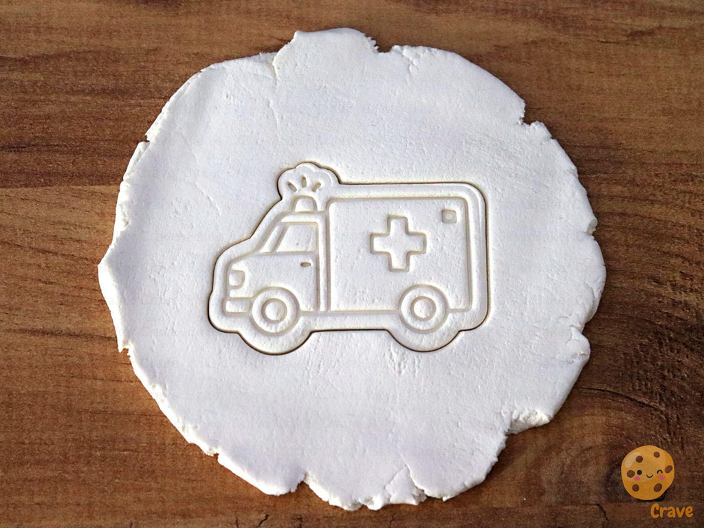 Emergency Vehicles Cookie Cutter Set STL File