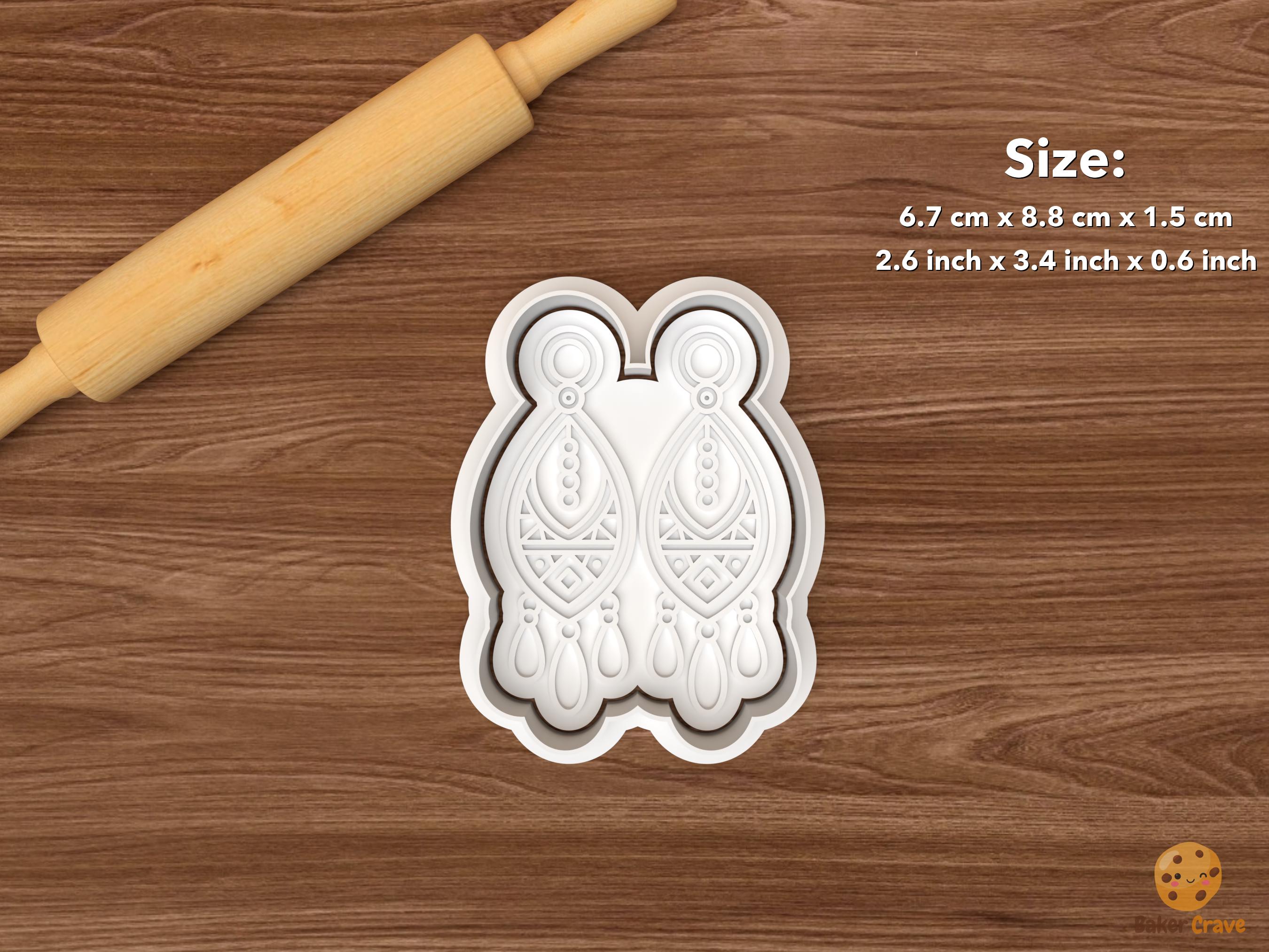African Jewelry Cookie Cutter Set STL File
