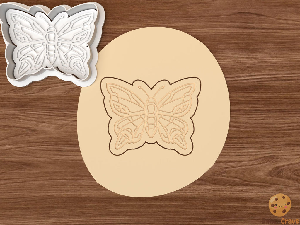 Mechanical Butterfly Cookie Cutter Set STL File