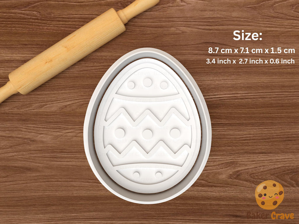 Easter Egg Cookie Cutter Set STL File