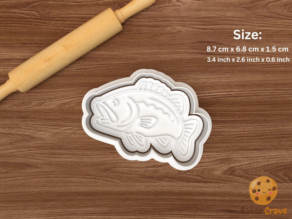 Fishing Dad Cookie Cutter Set STL File