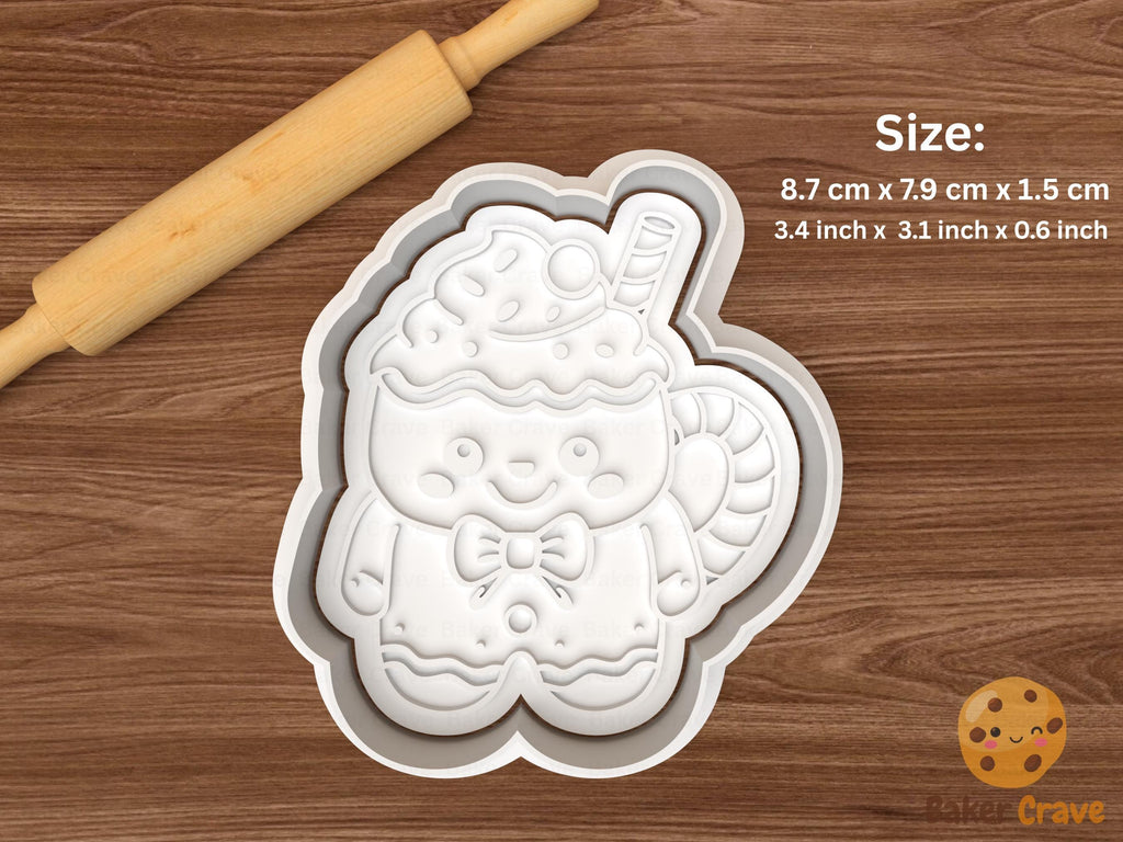 Christmas Mug Cookie Cutter Set STL File