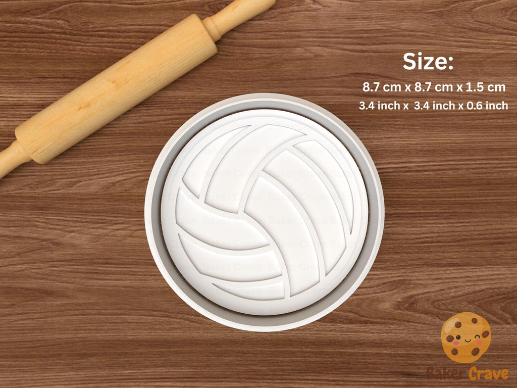 Volleyball Cookie Cutter Set STL File