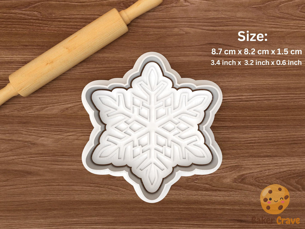 Snowflake Cookie Cutter Set STL File