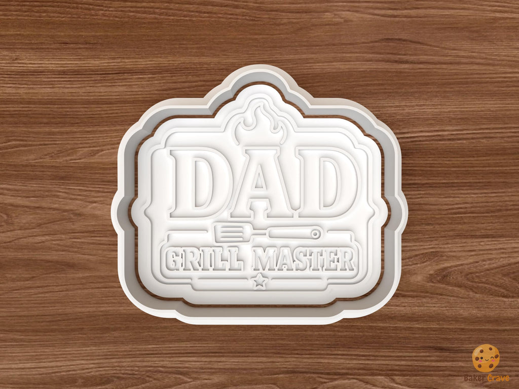 DAD Grill Master Cookie Cutter STL File
