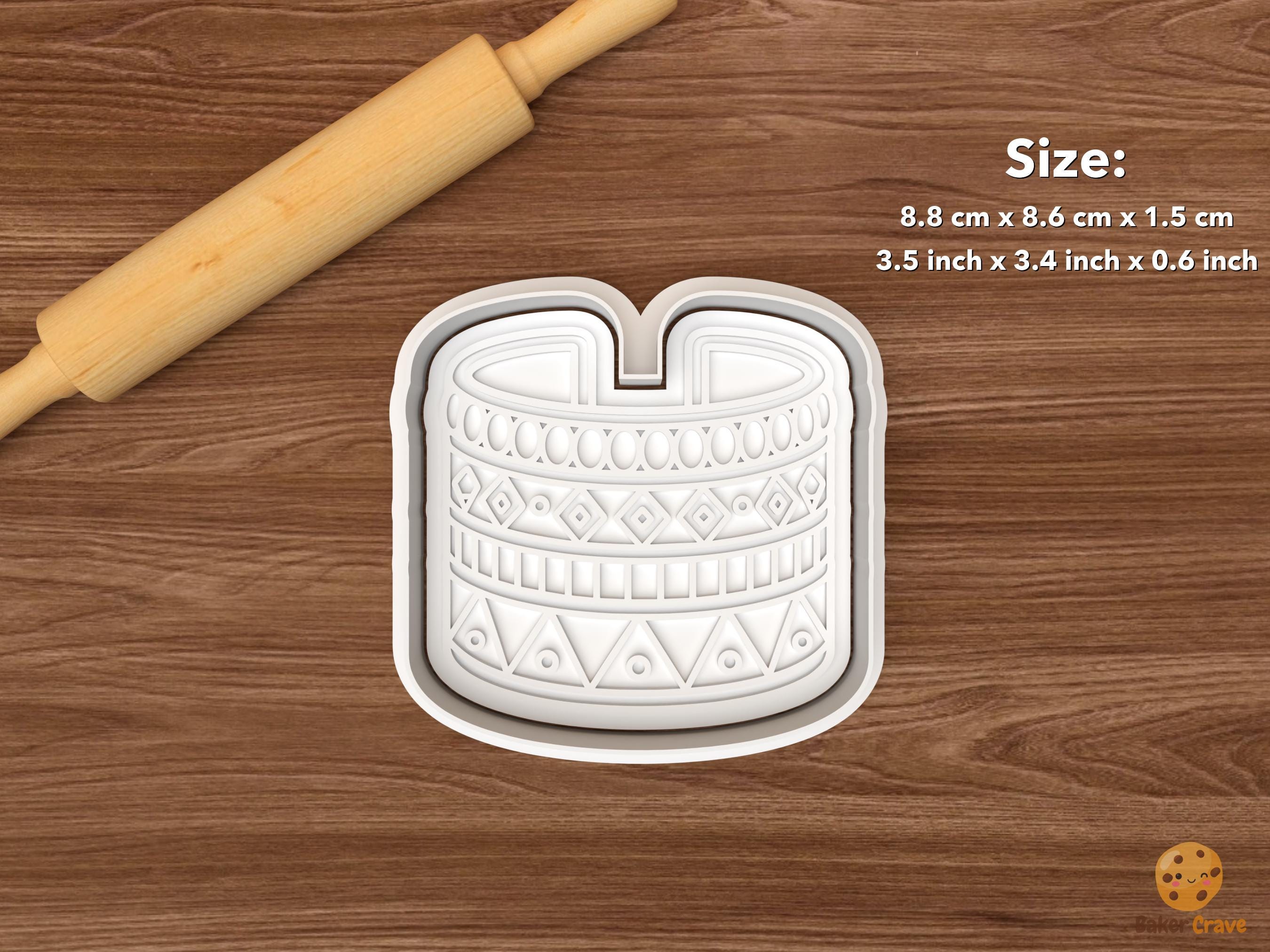 African Jewelry Cookie Cutter Set STL File
