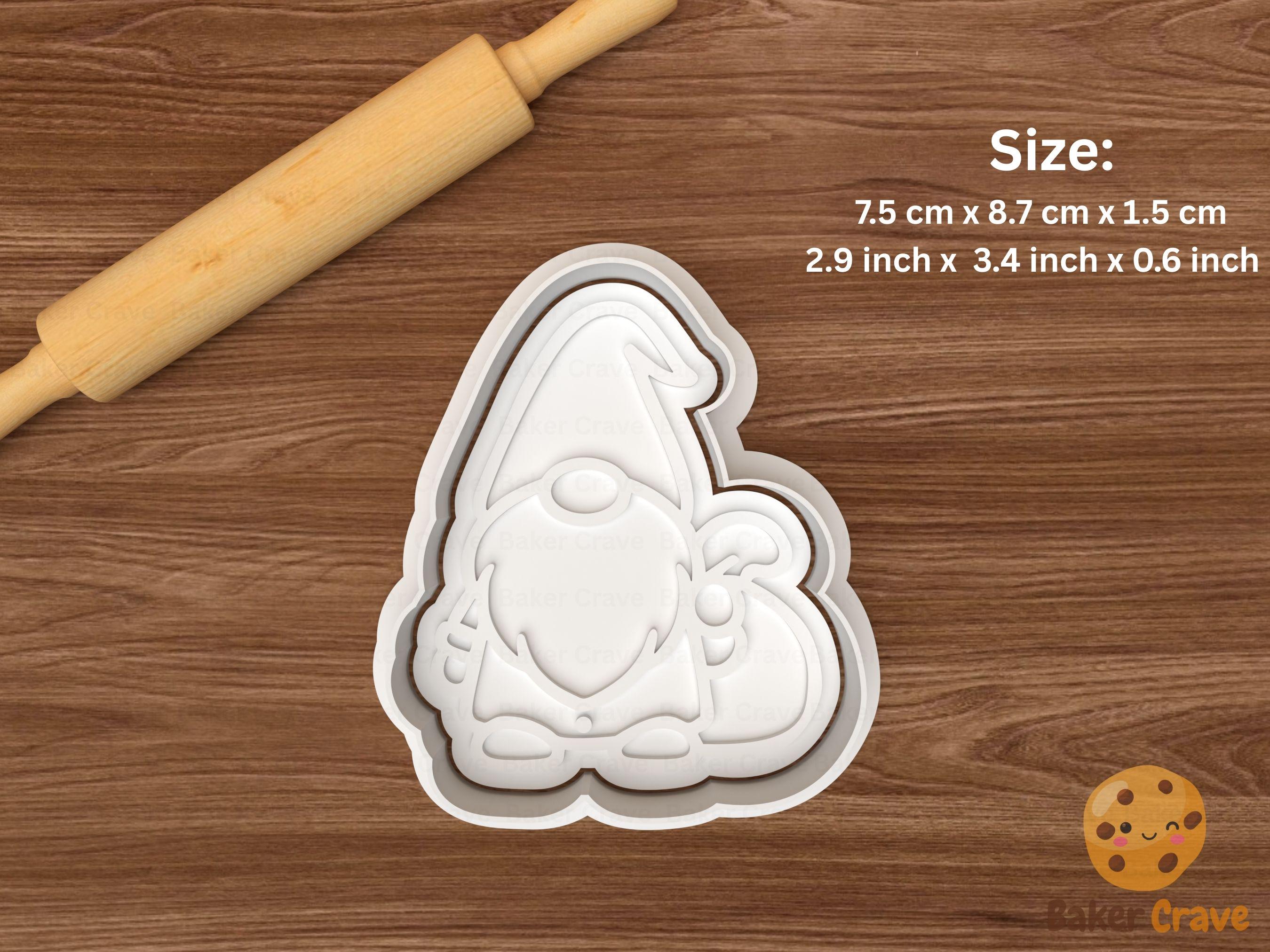 Christmas Gnomes Cookie Cutter Set STL File