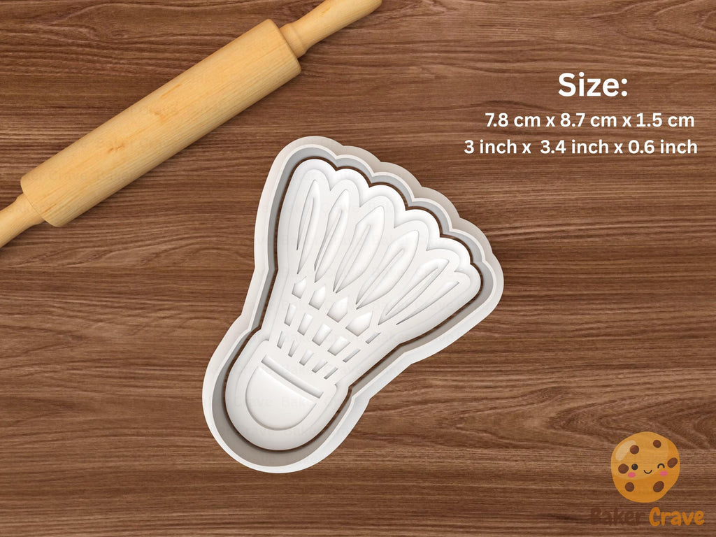 Badminton Cookie Cutter Set STL File