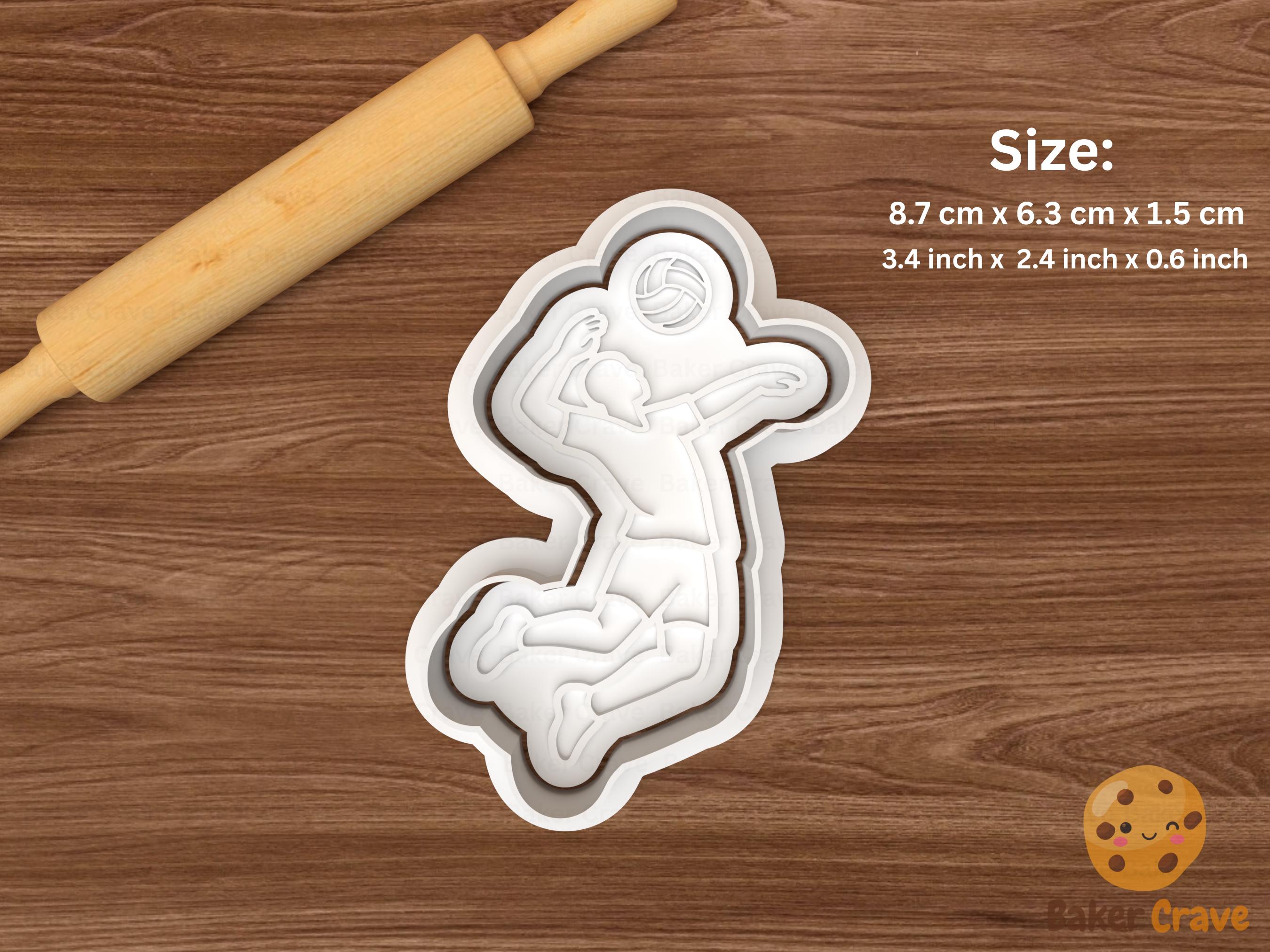 Volleyball Cookie Cutter Set STL File