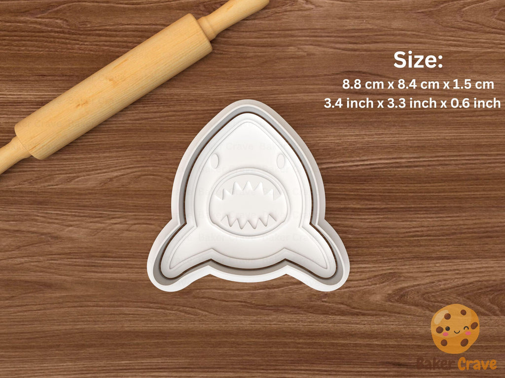 Shark Cookie Cutter Set STL File