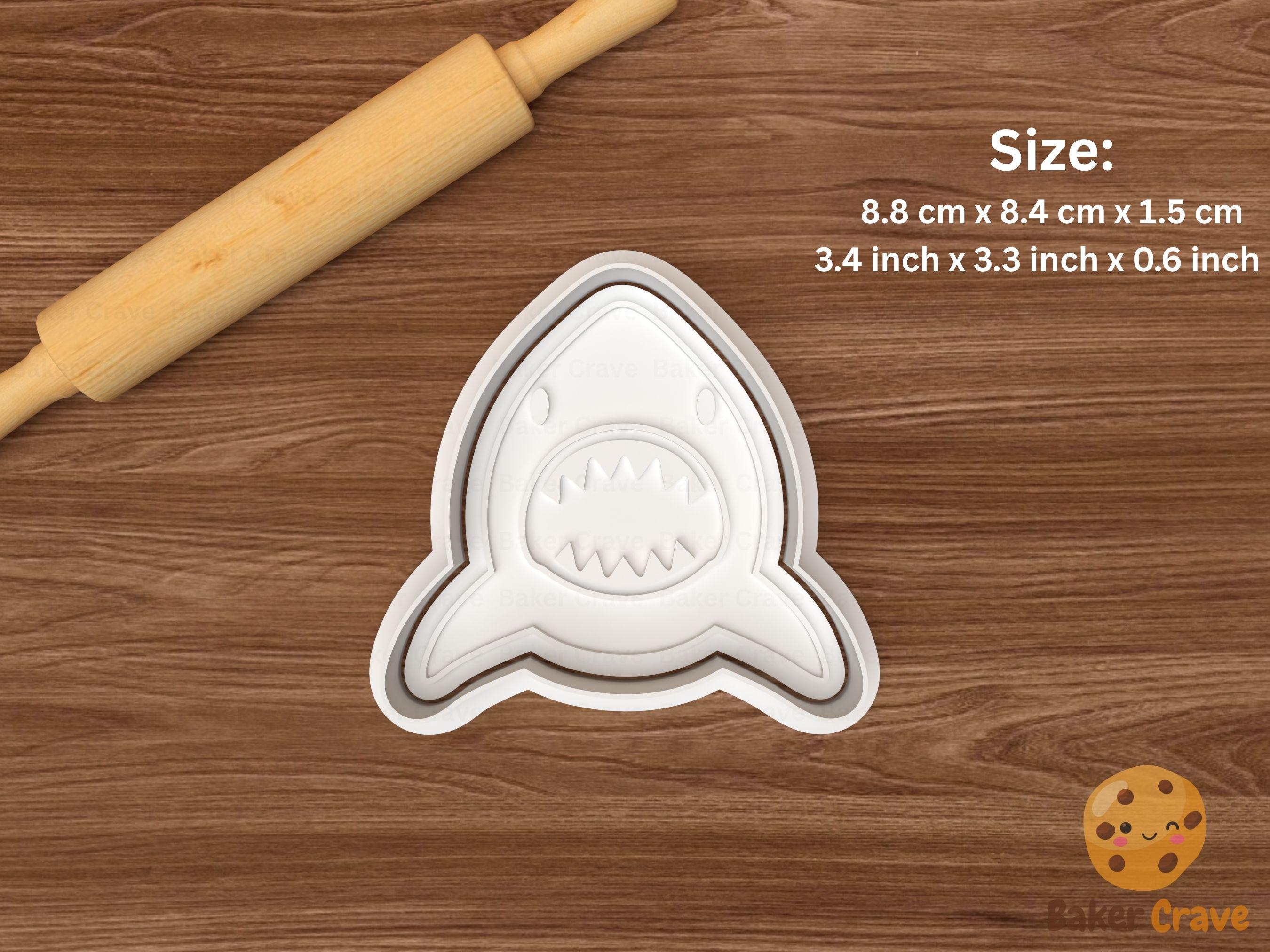 Shark Cookie Cutter Set STL File