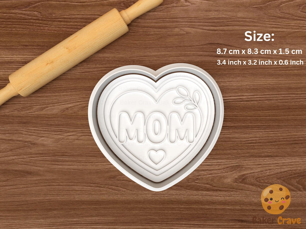 Mom Gift Cookie Cutter Set STL File