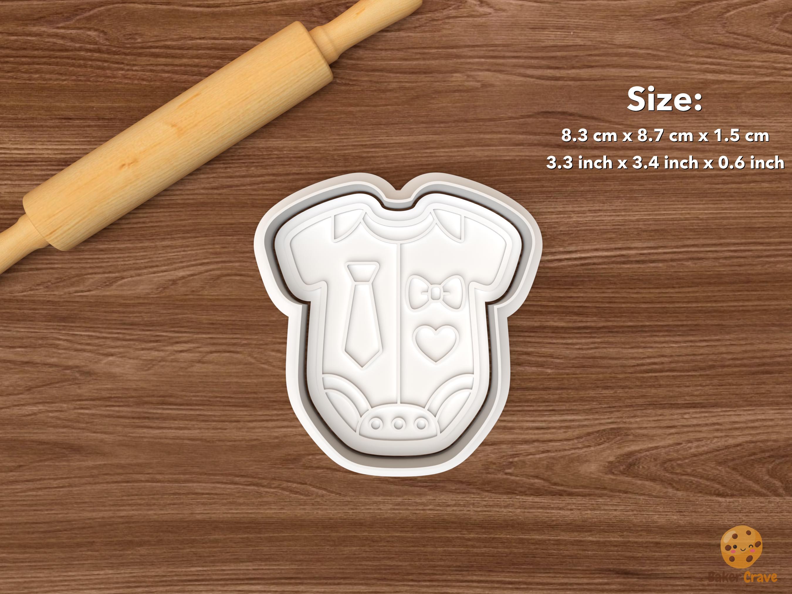 Boy or Girl Gender Reveal Cookie Cutter Set STL File
