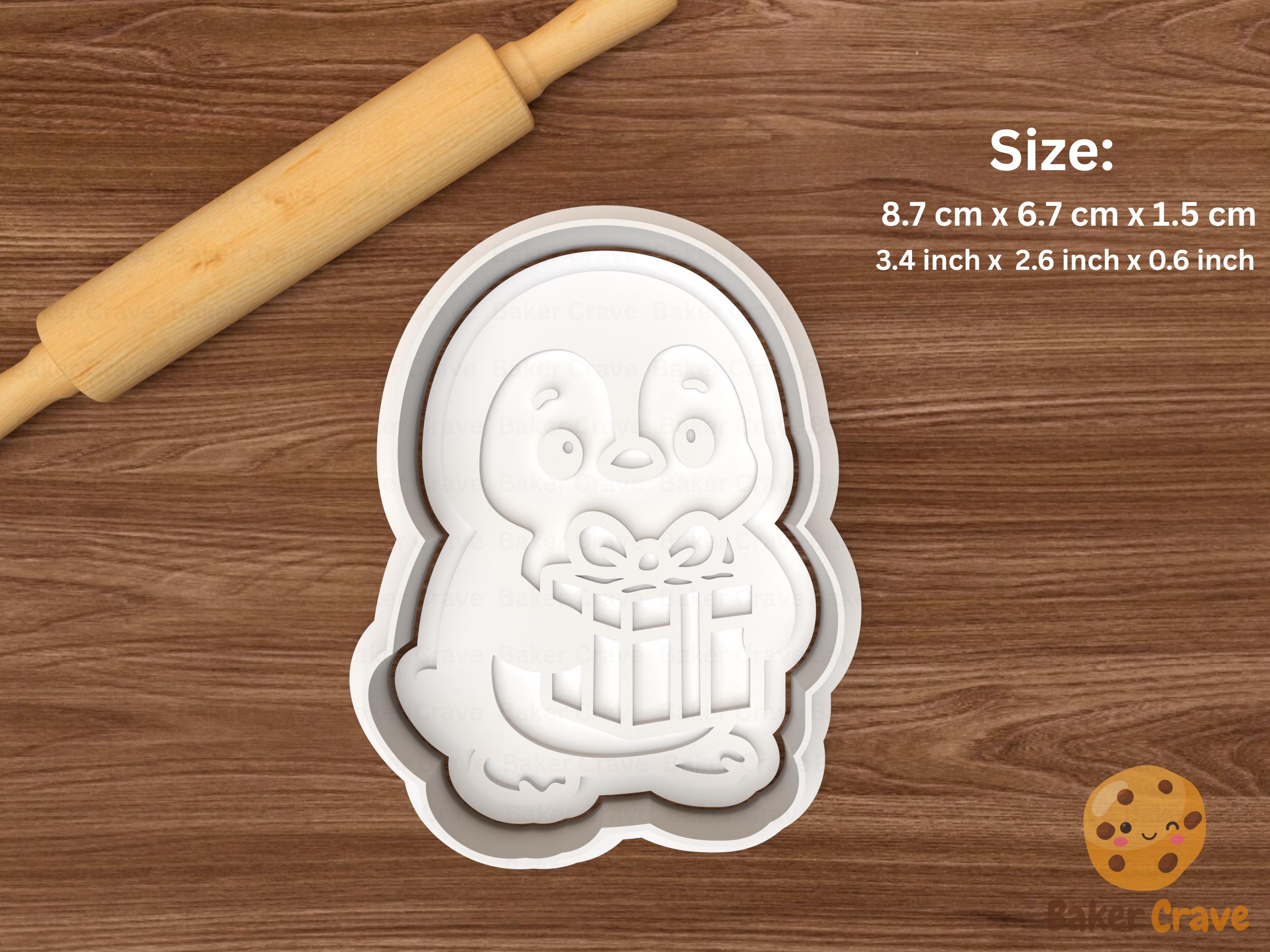 Christmas Penguin Cookie Cutter Set STL File