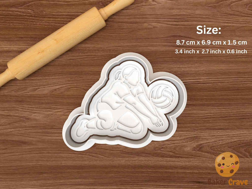 Volleyball Cookie Cutter Set STL File