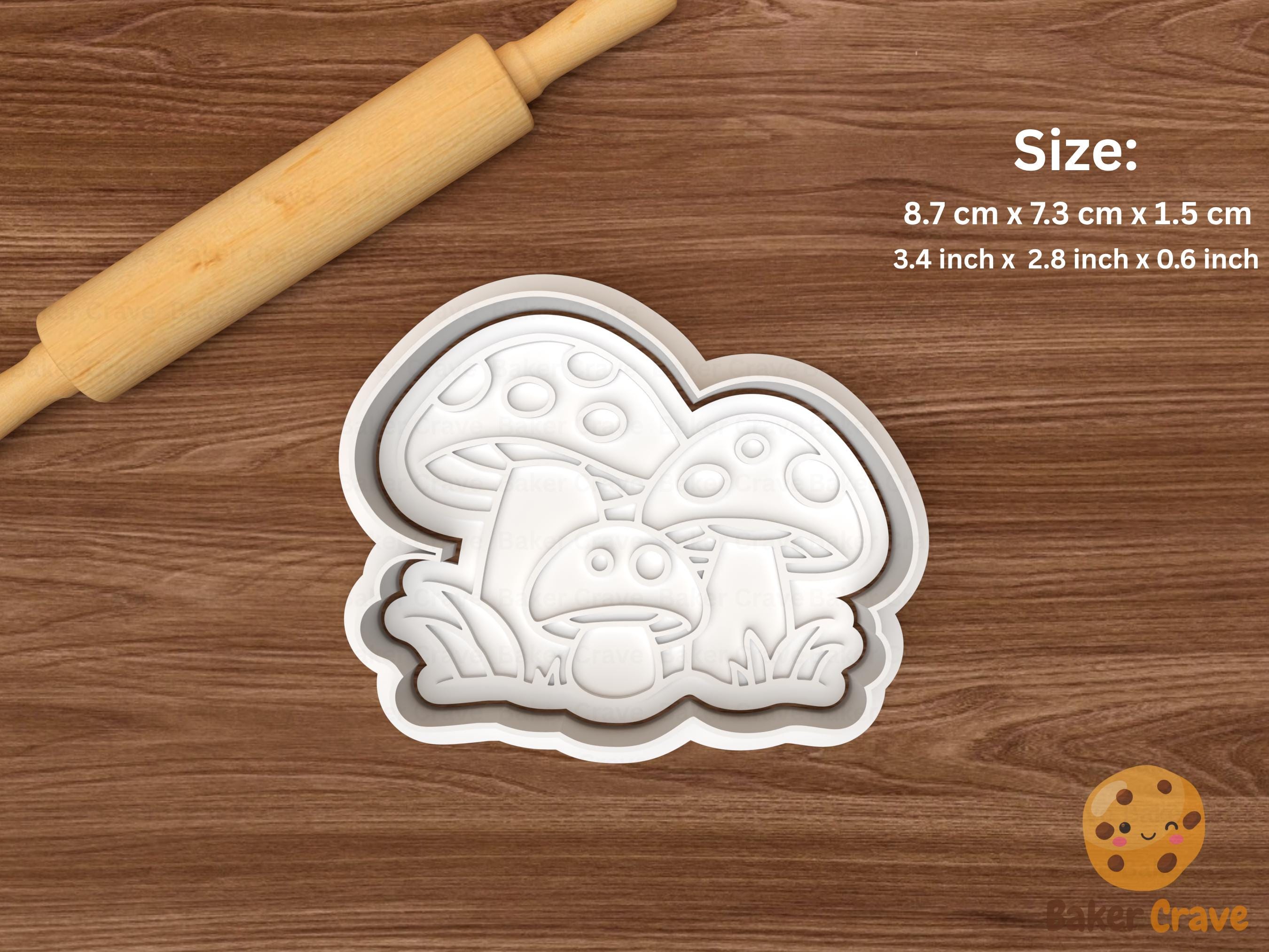 Fairy Mushroom Cookie Cutter Set STL File