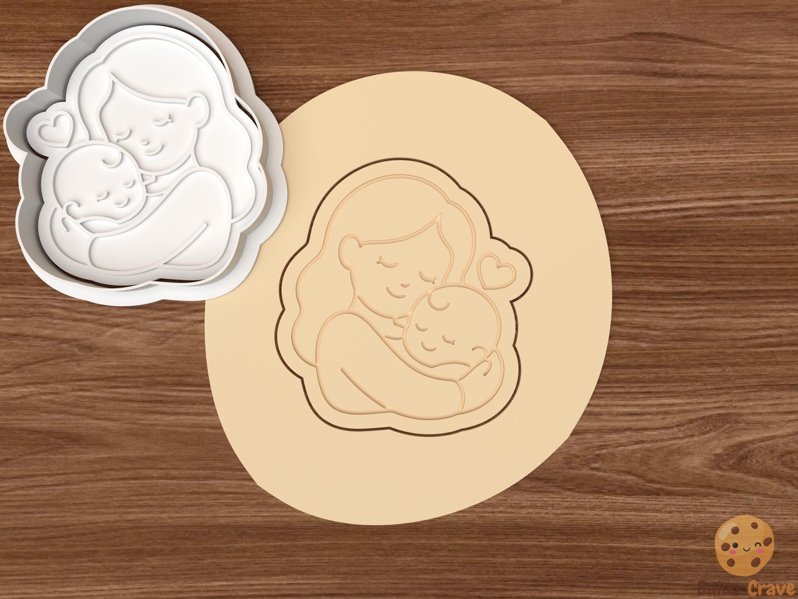 Mom Cookie Cutter Set STL File