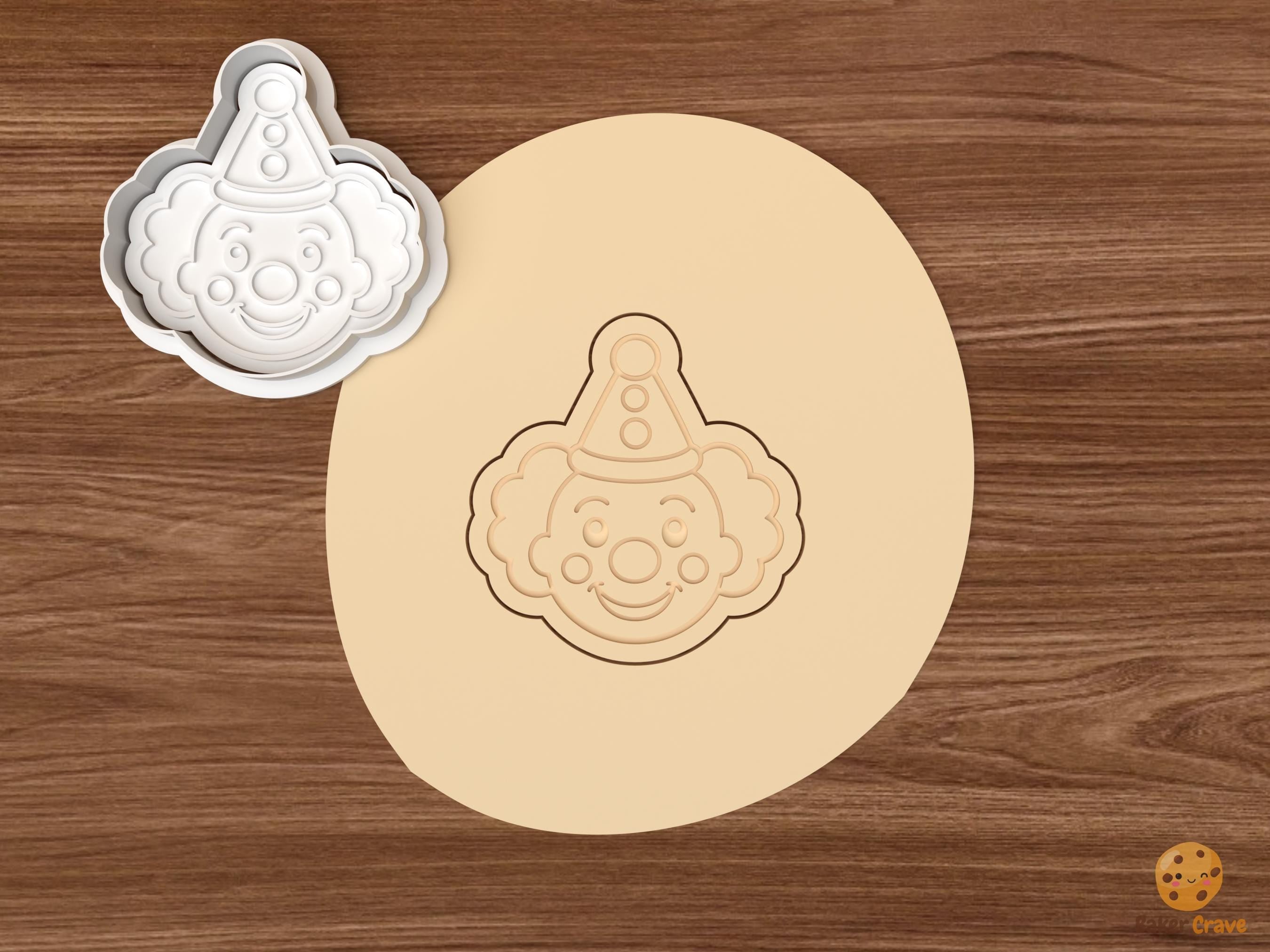 Clown Cookie Cutter Set STL File