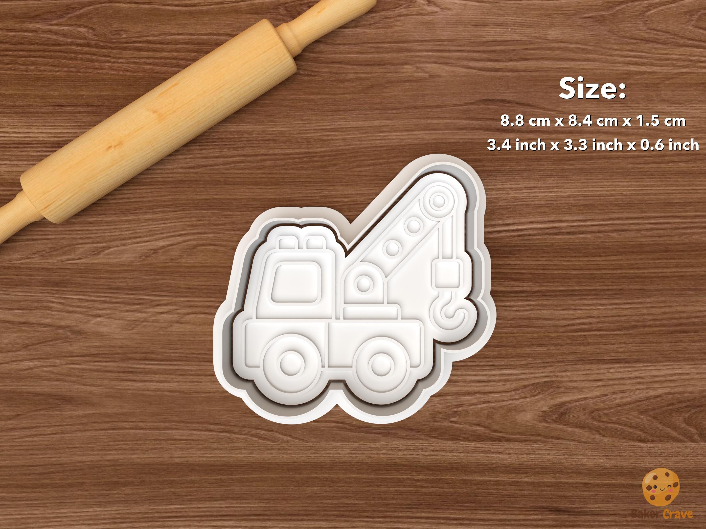Toy Construction Vehicles Cookie Cutter Set STL File
