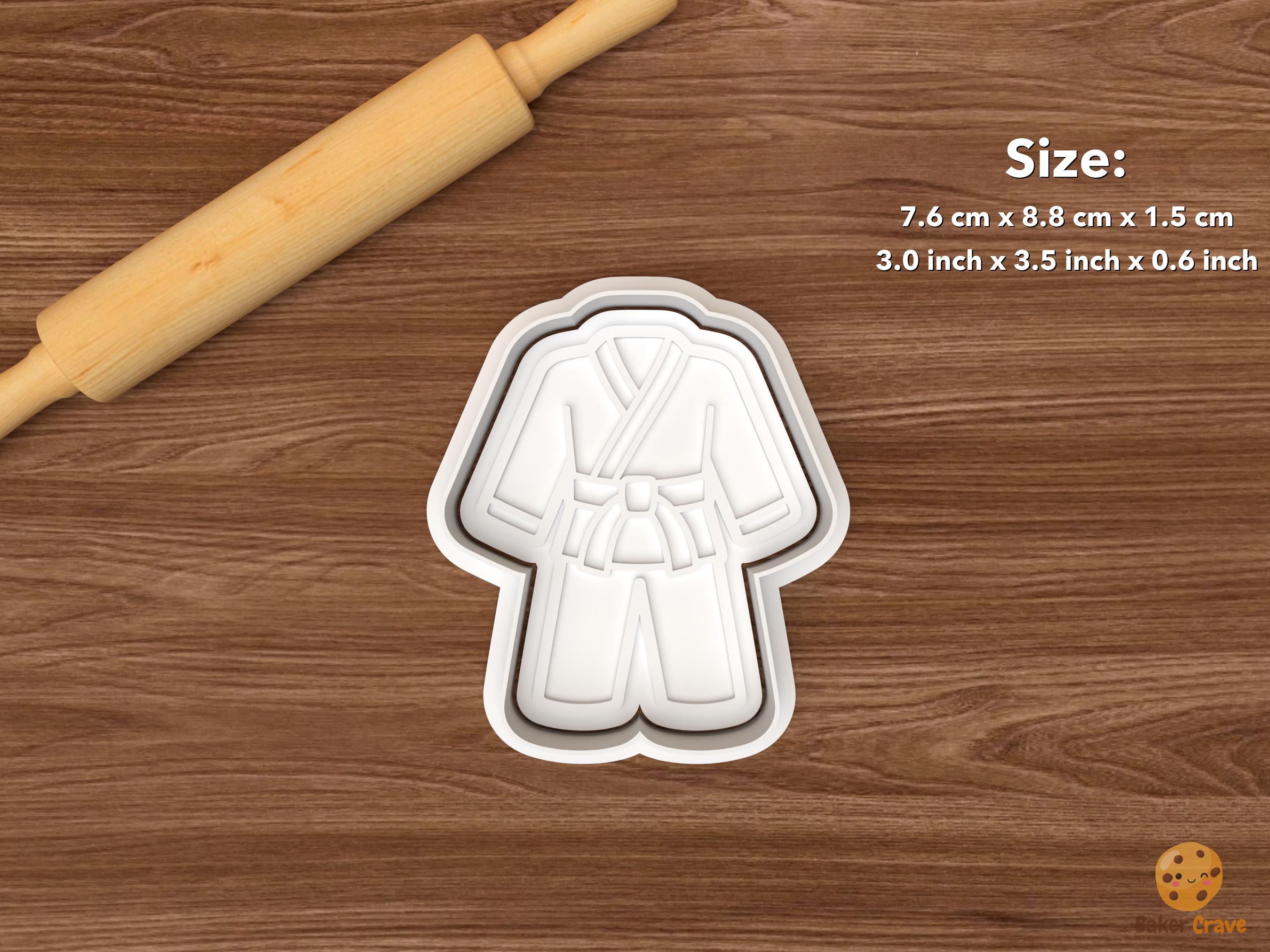 Karate Martial Arts Cookie Cutter Set STL File