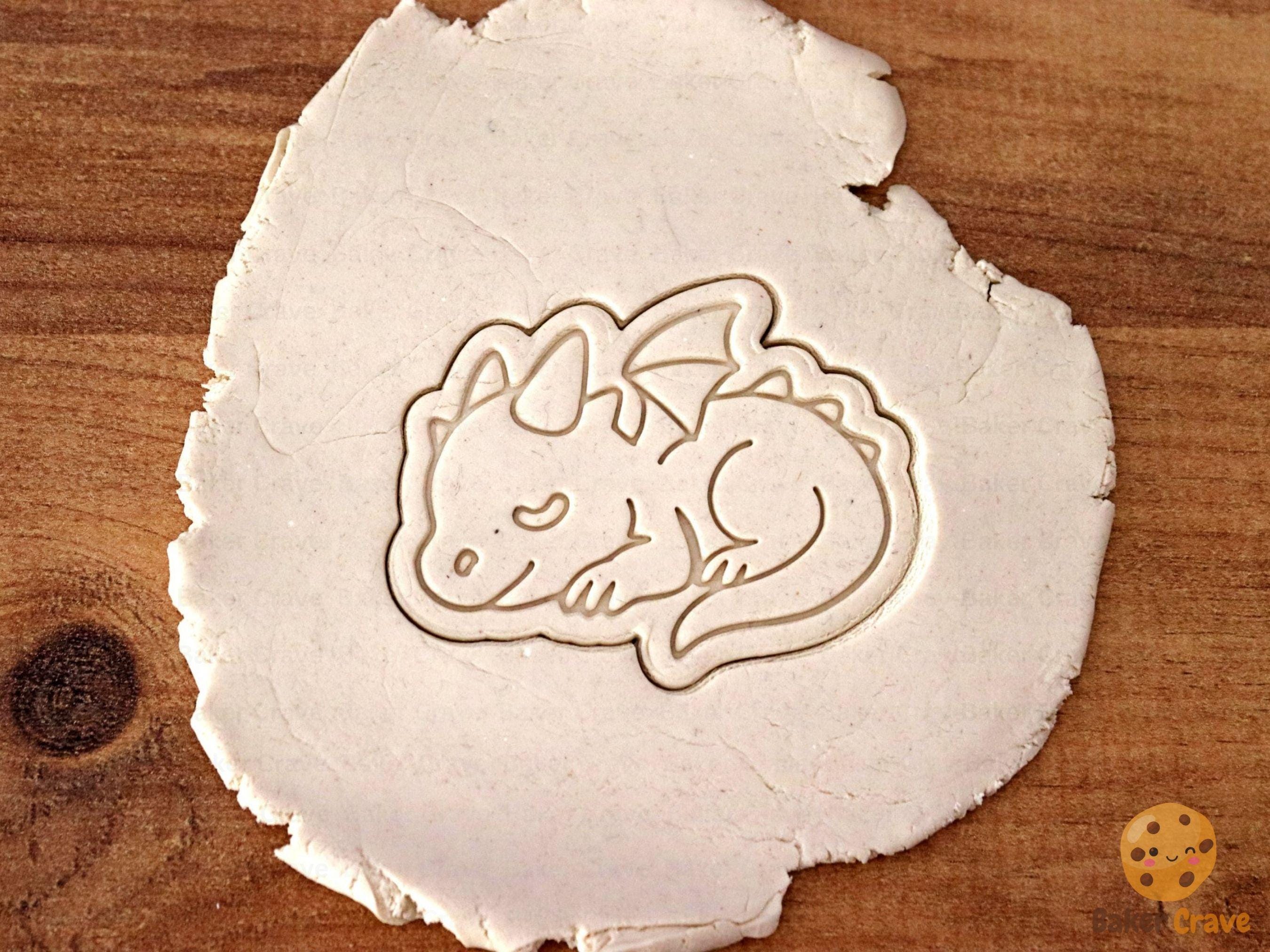 Dragon Cookie Cutter Set STL File