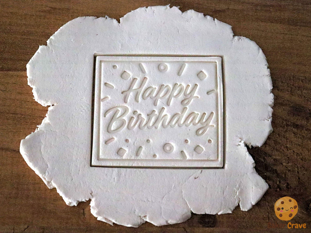 Birthday Cookie Cutter Set STL File
