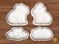 Capybara Cookie Cutter Set STL File