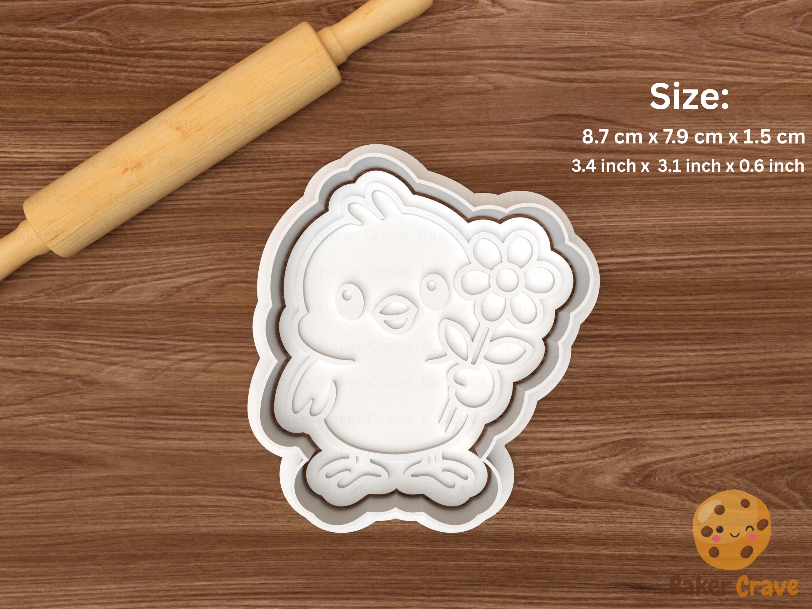 Easter Chick Cookie Cutter Set STL File