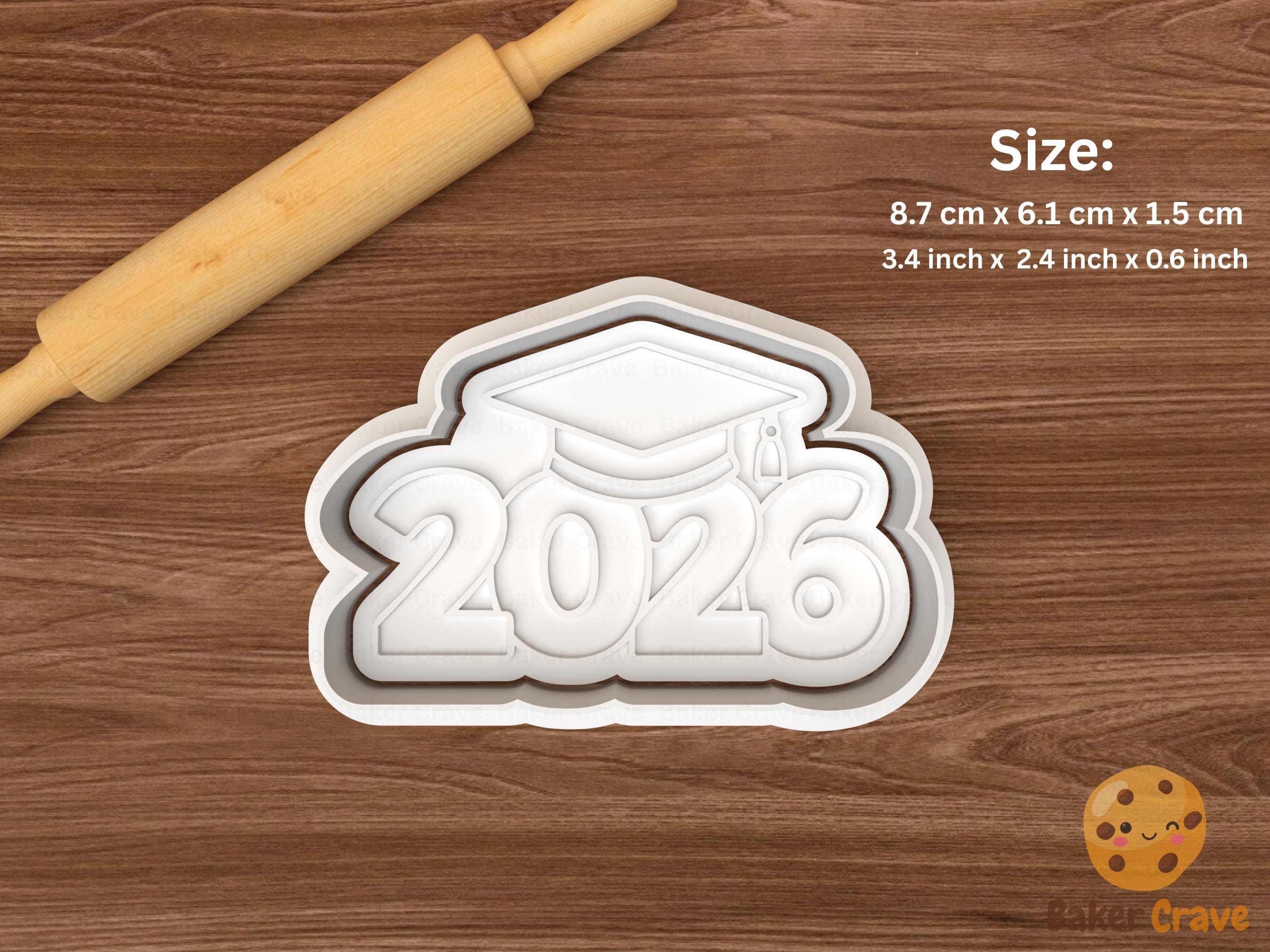 Graduation 2026 Cookie Cutter Set File STL