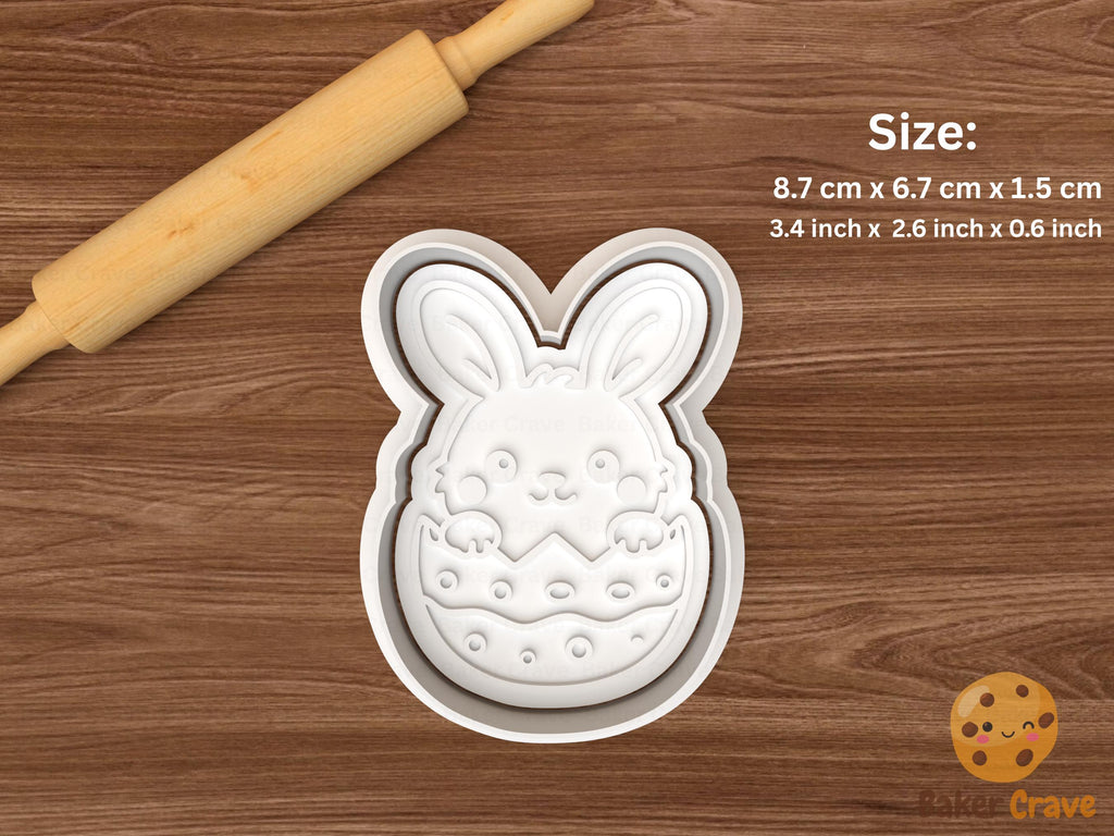 Easter Bunny Cookie Cutter Set STL File