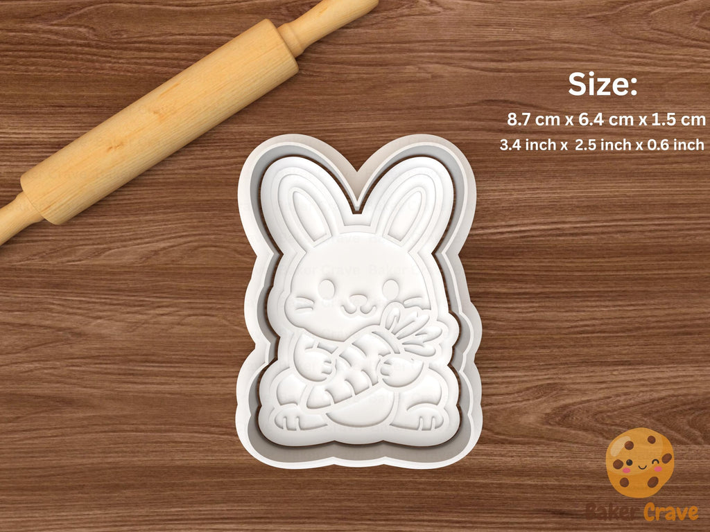 Easter Carrot Cookie Cutter Set STL File