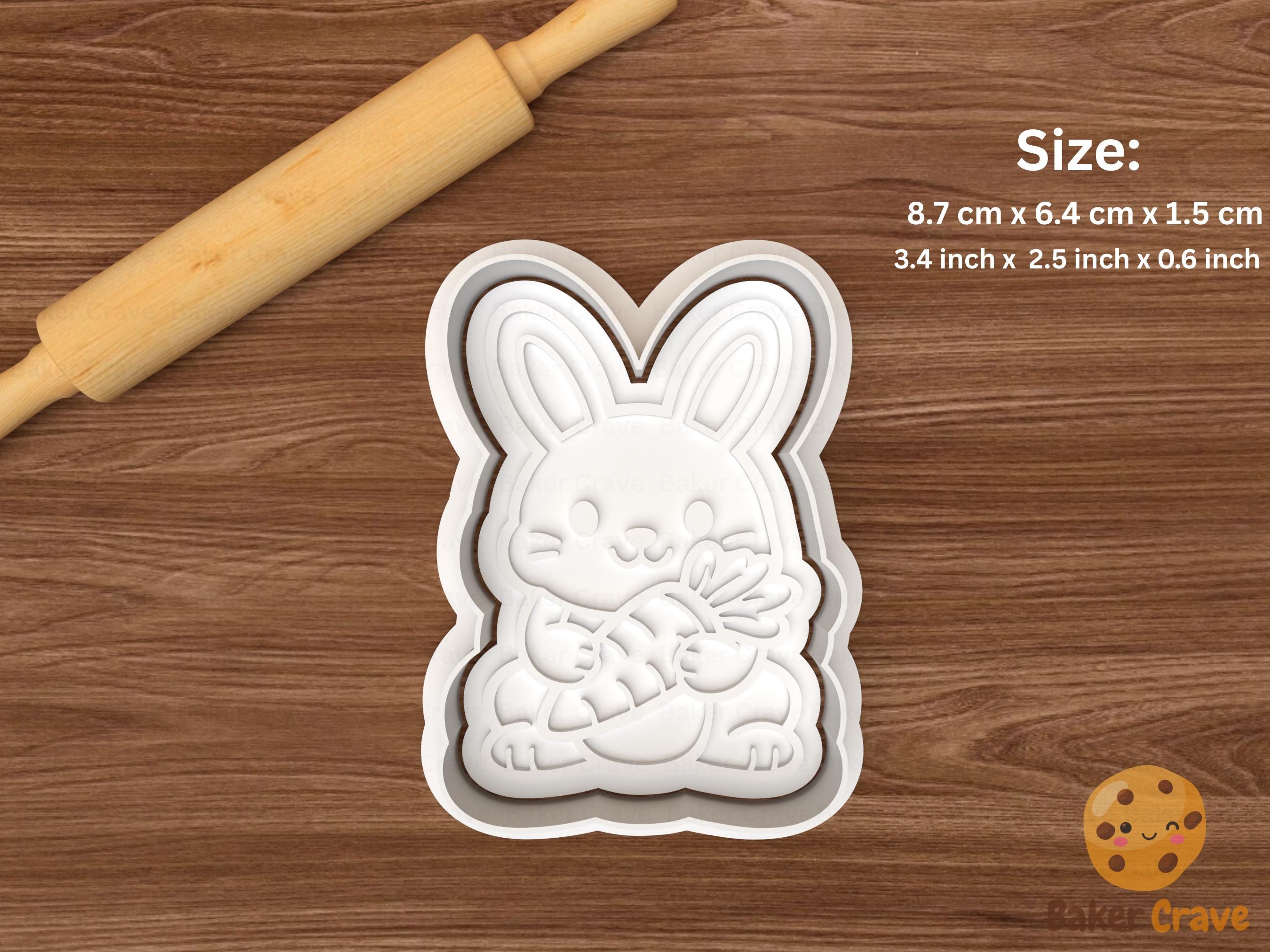 Easter Carrot Cookie Cutter Set STL File