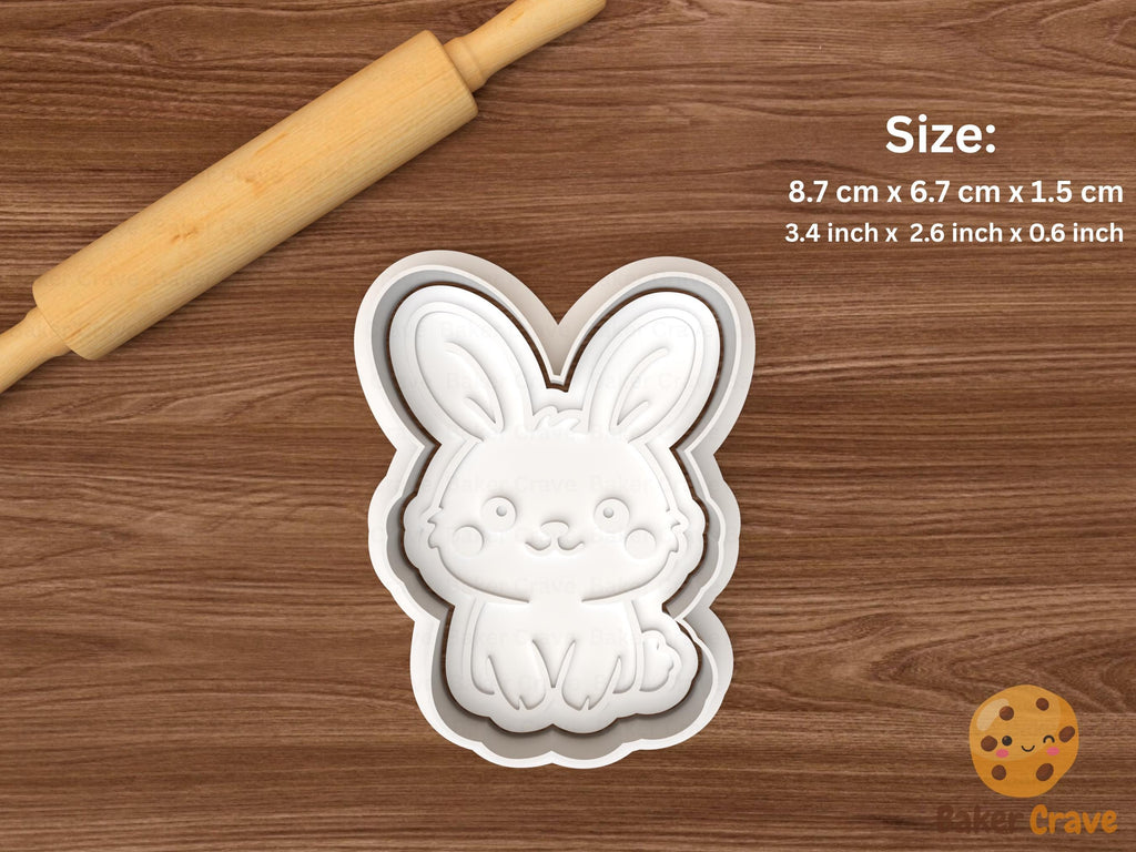 Easter Bunny Cookie Cutter Set STL File