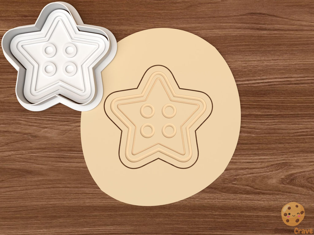 Button Cookie Cutter Set STL File