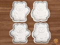 Cute Chunky Yeti Cookie Cutter Set STL File