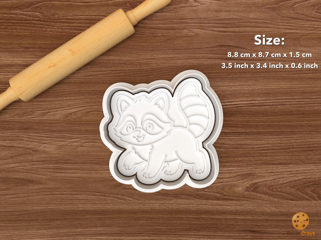 Raccoon Cookie Cutter Set STL File