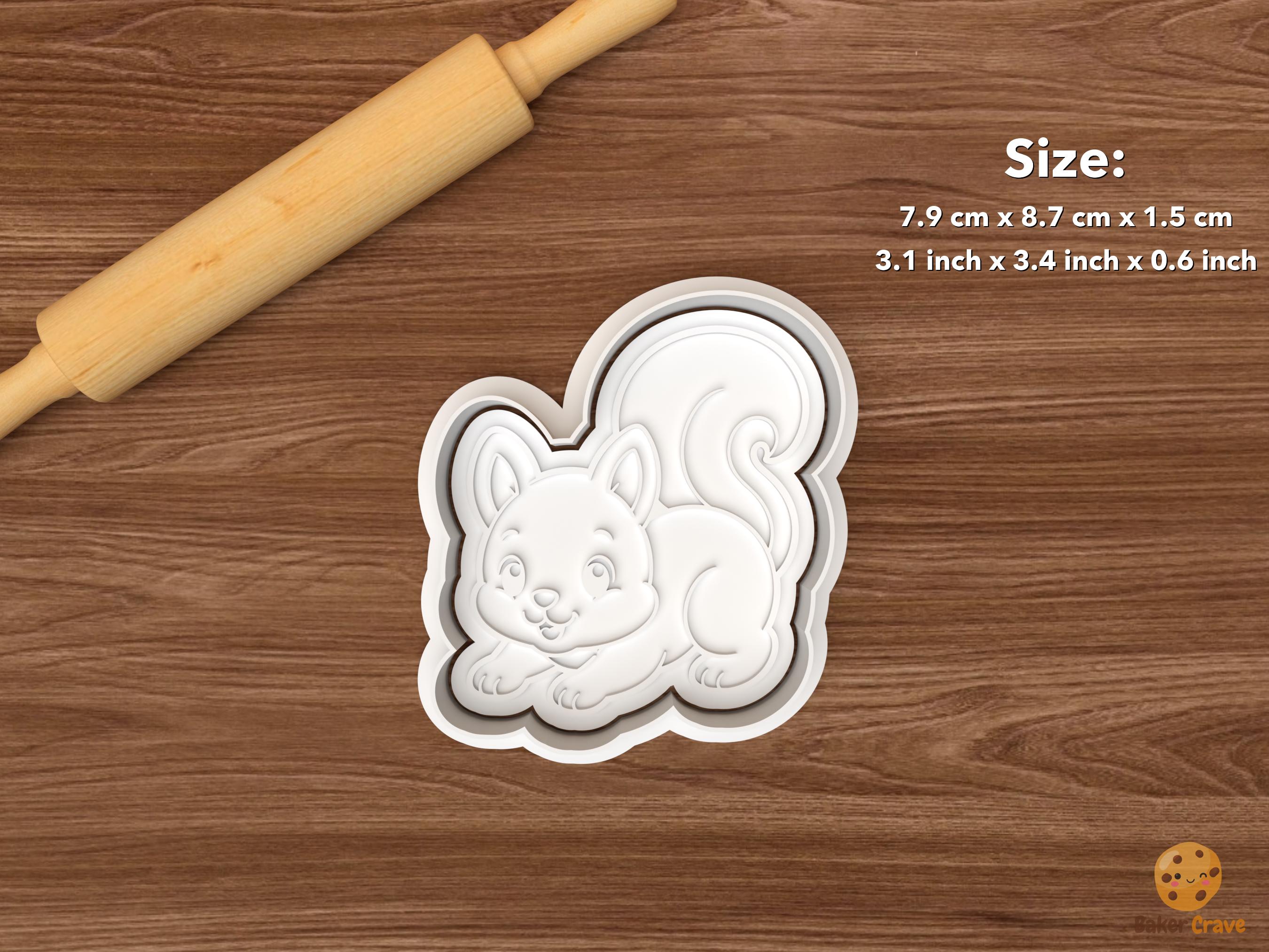 Squirrel Cookie Cutter Set STL File