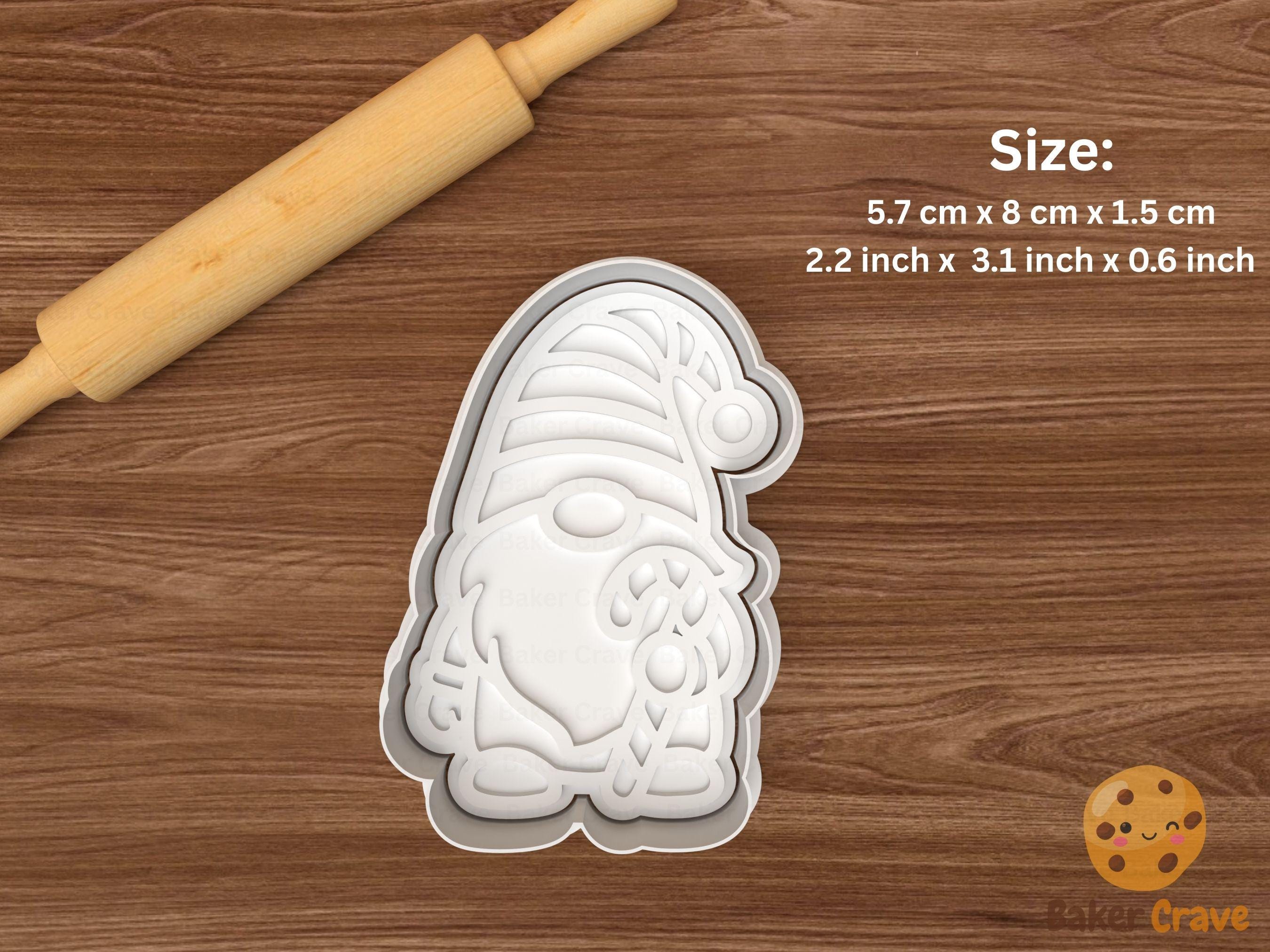 Christmas Gnomes Cookie Cutter Set STL File