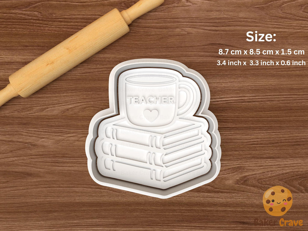Teacher Cookie Cutter Set STL File
