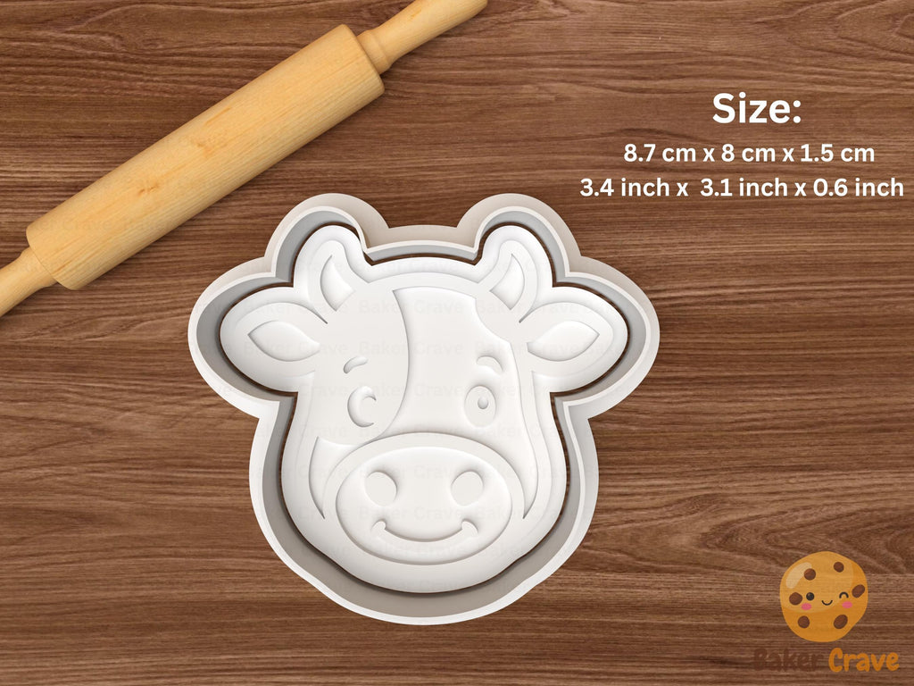 Farm Animal Faces Cookie Cutter Set STL File