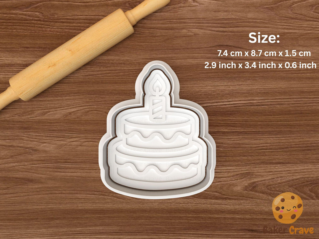 Birthday Cookie Cutter Set STL File