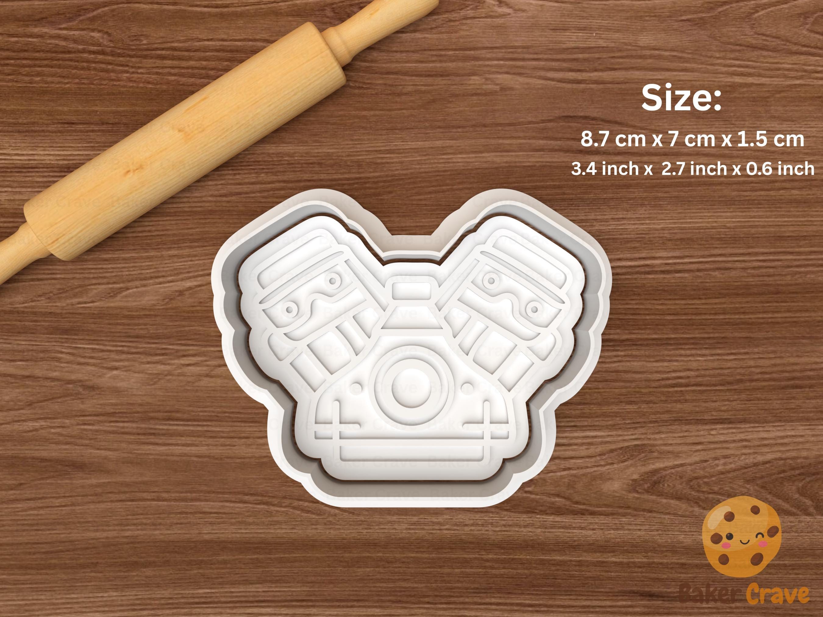 Car Spare Parts Cookie Cutter Set STL File