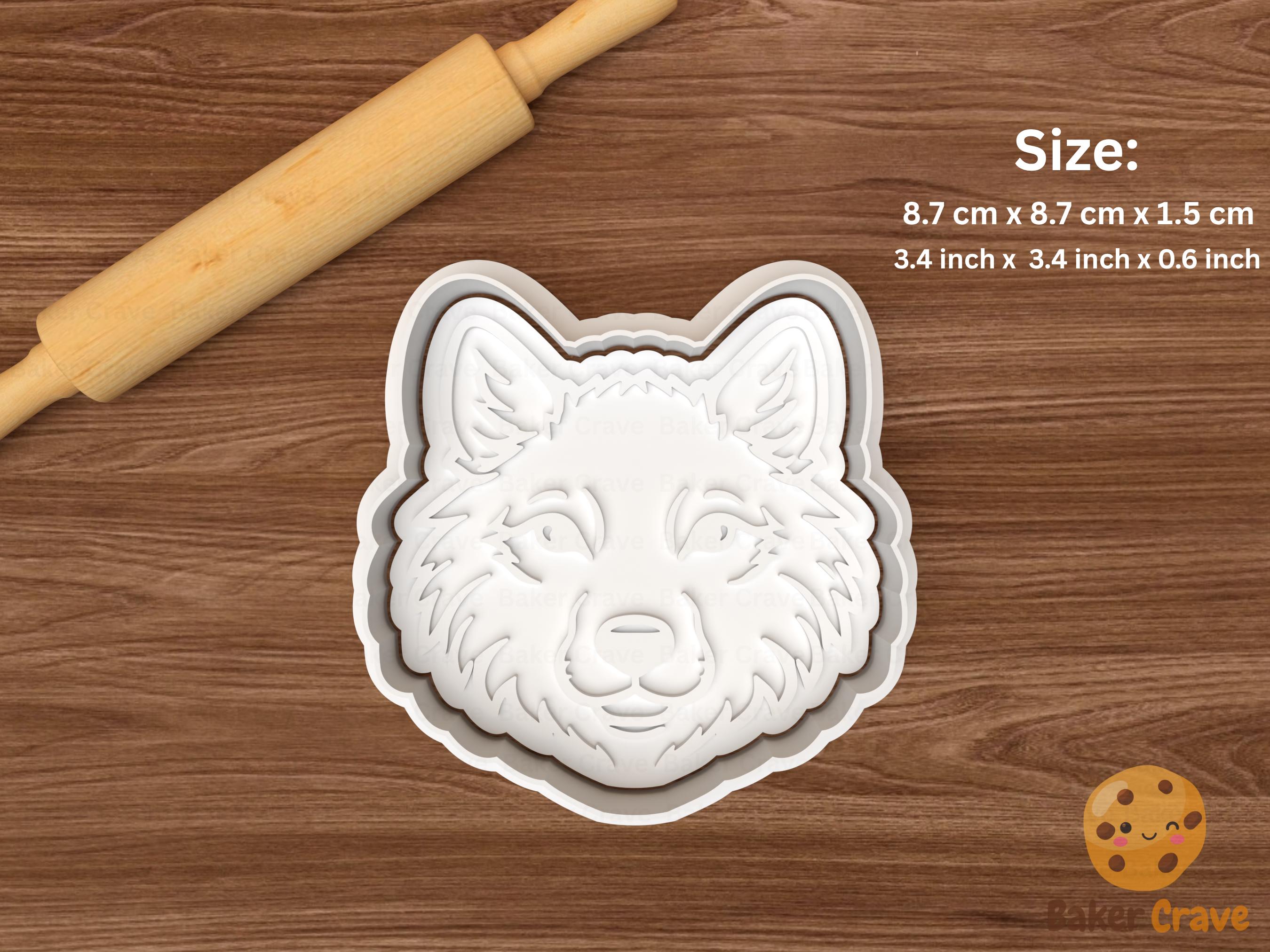 Wolf Cookie Cutter Set STL File