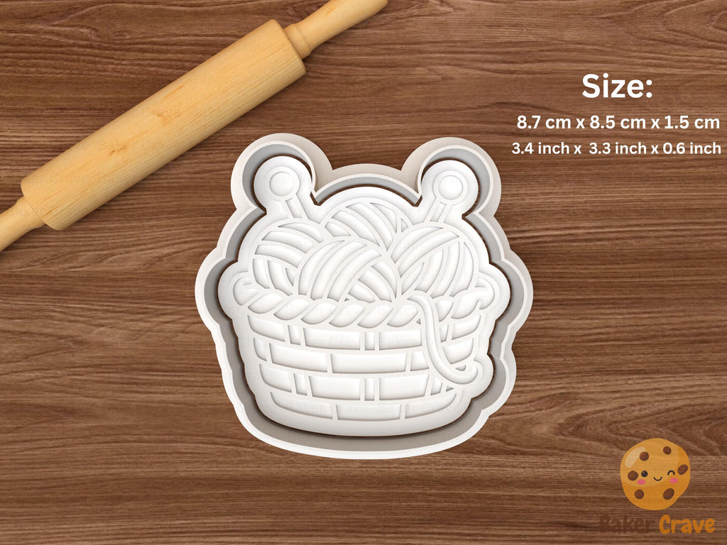 Knitting Cookie Cutter Set STL File